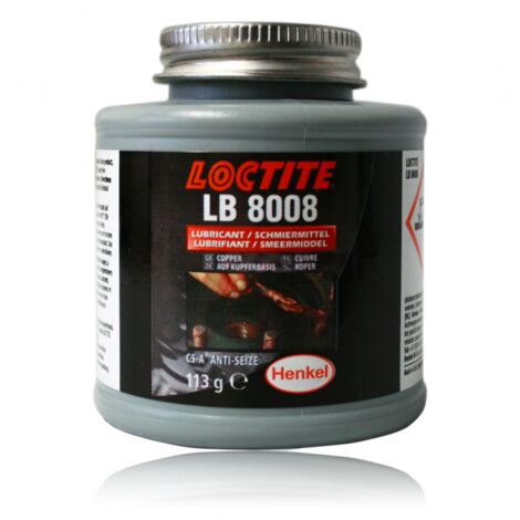 Pate lubrifiante anti-seize cuivre - loctite lb 8008 c5-a - 113g