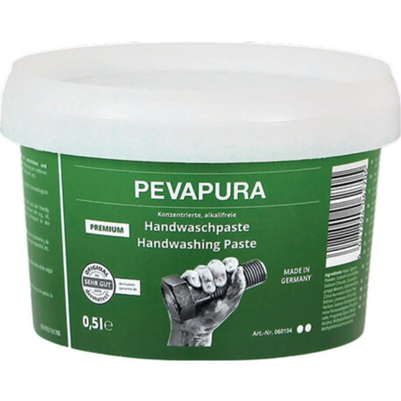 Pâte nettoyante pour les mains Pevapura 500ml sans silicone boîte pevapura