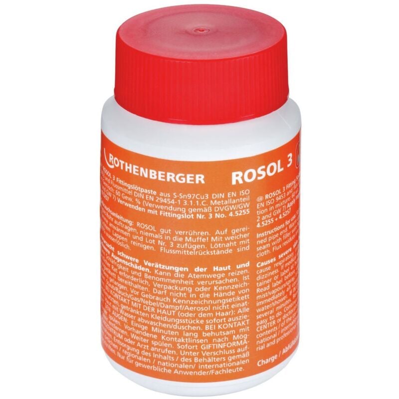 Rothenberger - Pâte à souder pour raccords rosol 3, 250g - 45225