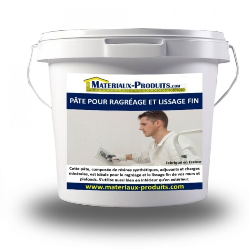 Matpro - Pâte pour ragréage et lissage fin - 25 Kg Blanc cassé