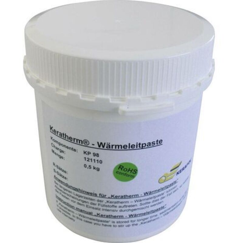 Pâte thermique Kerafol keratherm KP98 500 g 6 W/mK 500 g Température (max.): 150 °c Q60006