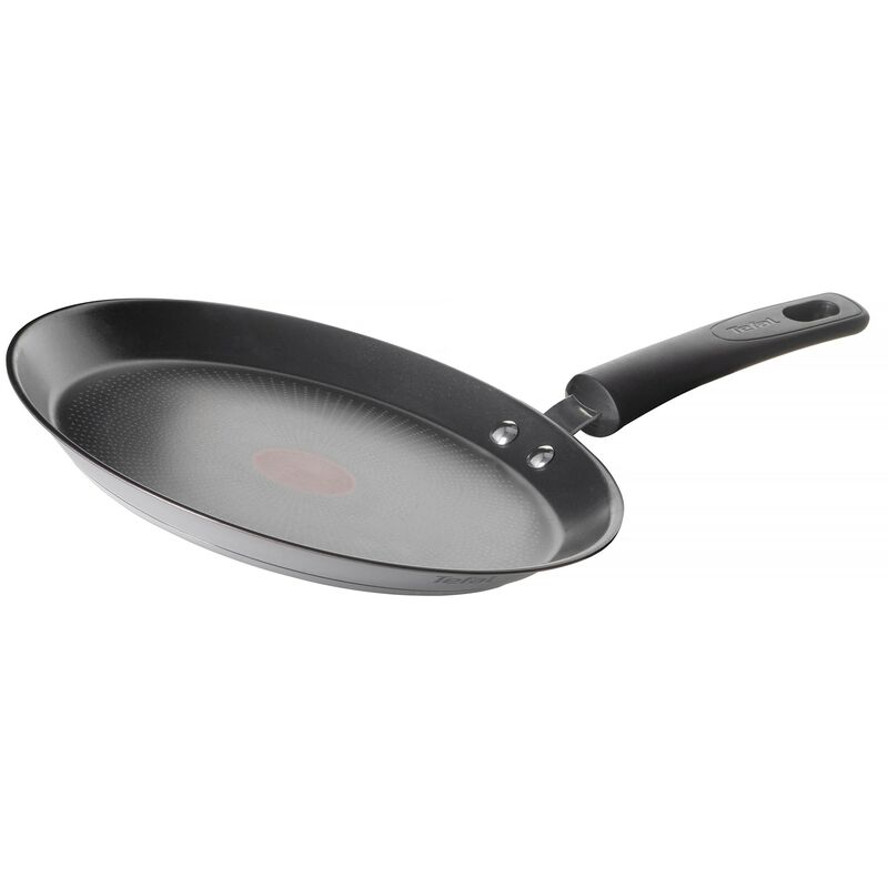 Tefal - Poêle à crêpes Emotion E30038 25 cm Noir, Gris