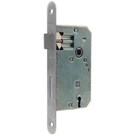 PATENT SERRATURA Q.8/70 NICHEL 50 B.TONDO S/GACCIA. Prezzo per 1 pezzo.