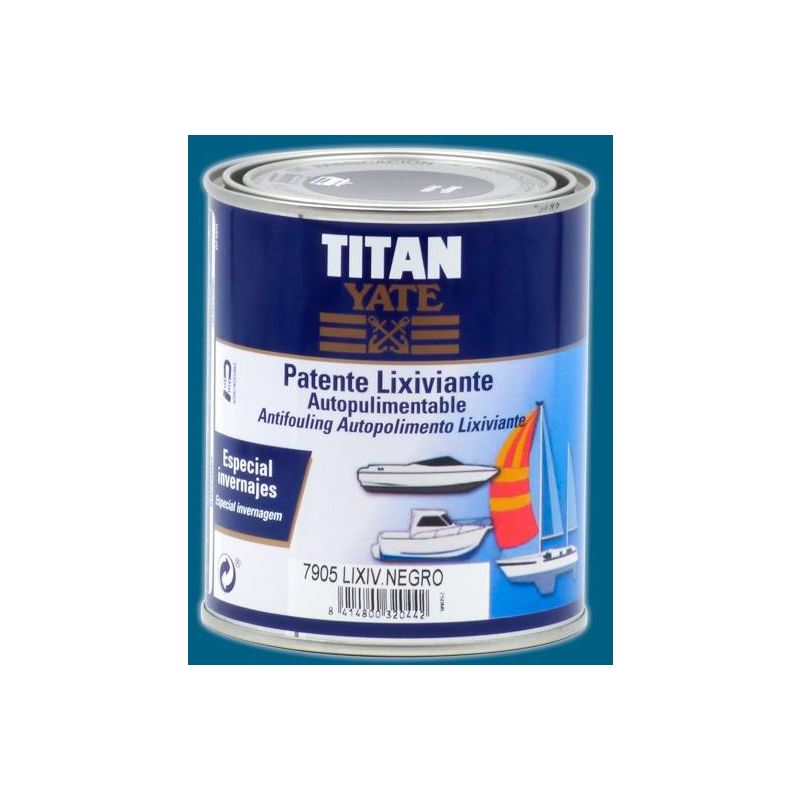 

Patente Autopulimentable Lixiviante Titan 750 mL | 750 mL - 7949 Azul