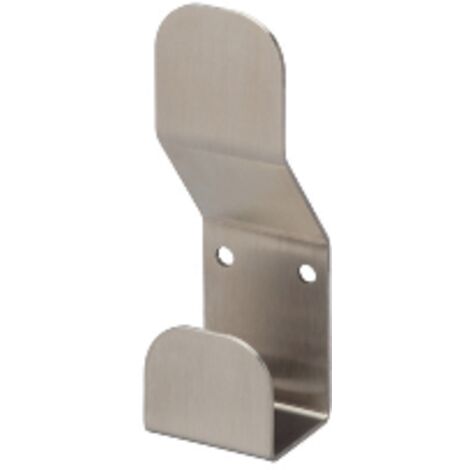 Patère 2 têtes inox brossé           x