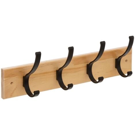 5FIVE SIMPLY SMART Patère 4 têtes bois metal - 5five