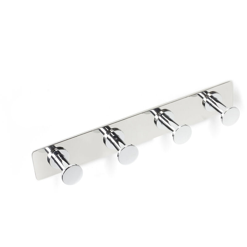 Patère 4 têtes kaly zinc chrome