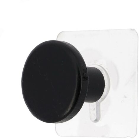 Patere bambou d4,5cm peint sur sticker - noir - Tendance