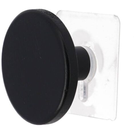 Patere bambou d6,5cm peint sur sticker - noir - Tendance