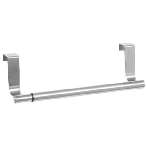 Patère de Placard Inox Extensible 41cm Argent