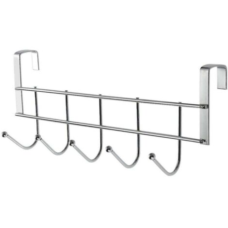 Patère de salle de bain  Hook Rail Inox Door Hook Coat Hook Coat Hanger With 5 Hooks