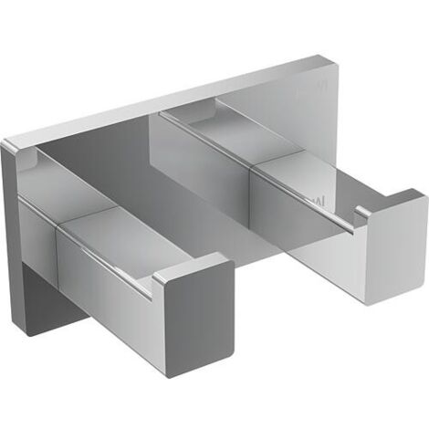 Patère double Hewi System 900 Q, chromé