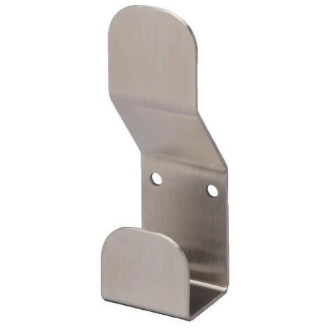 Patère double tête inox finition brossée - DEVISMES