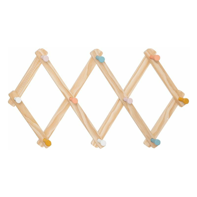 Atmosphera - Patère Enfant 10 Crochets Accord 50cm Beige