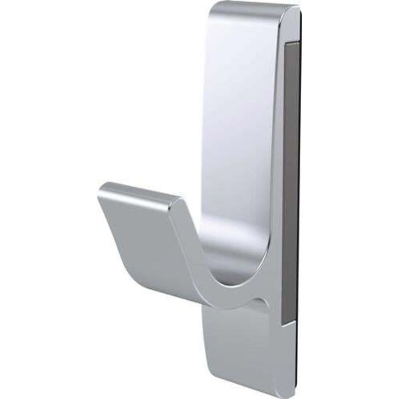 Crochet magnétique en gaine 0150 simple A.40mm Alu.argenté.anod.H.85mm - 0150-01E - Hermeta