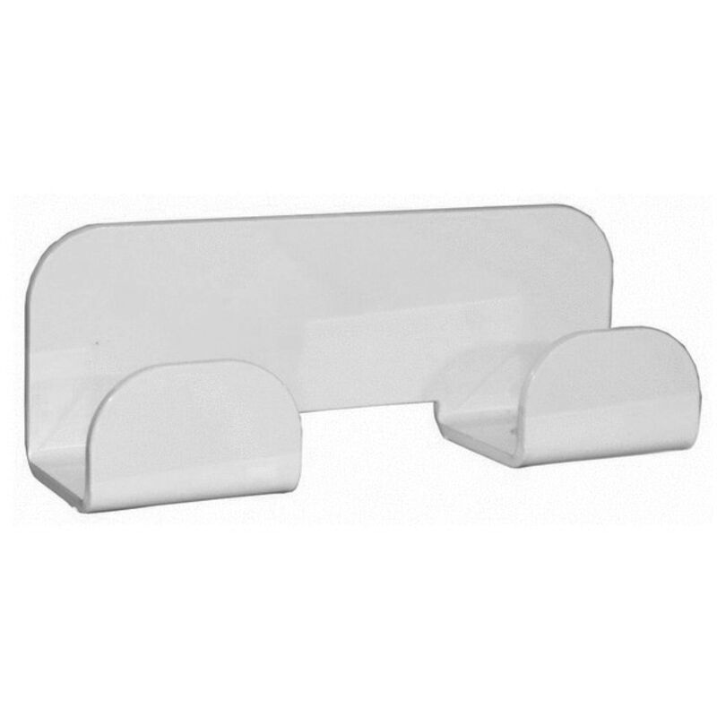 Devismes - Patère magnétique double gris RAL7016 finetexture 12180/7016FT