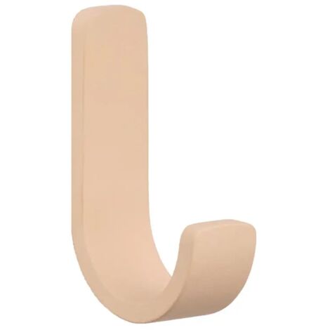 Patère murale en bois lamellé-collé rose H. 15 cm - KILIAN 9982