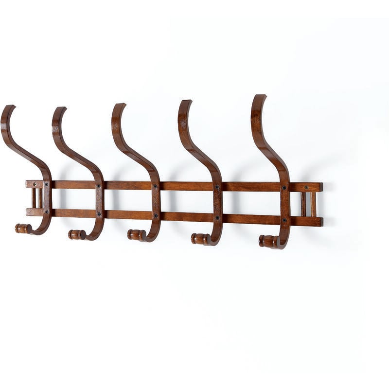 Patère murale en bois, Vintage