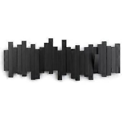 Patère murale européenne en bois à plusieurs compartiments, décoration de chambre, crochet de porte