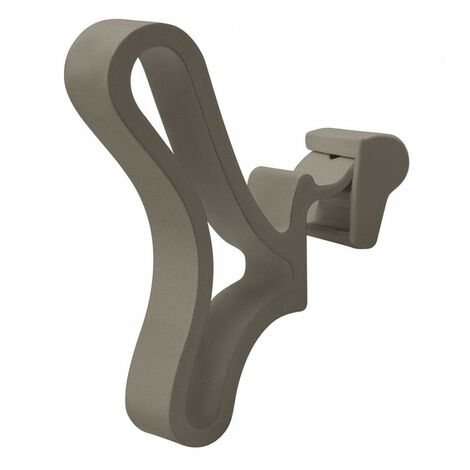 Patère papillon pour radiateur Allure et Riviera - 498055 - Gris roche