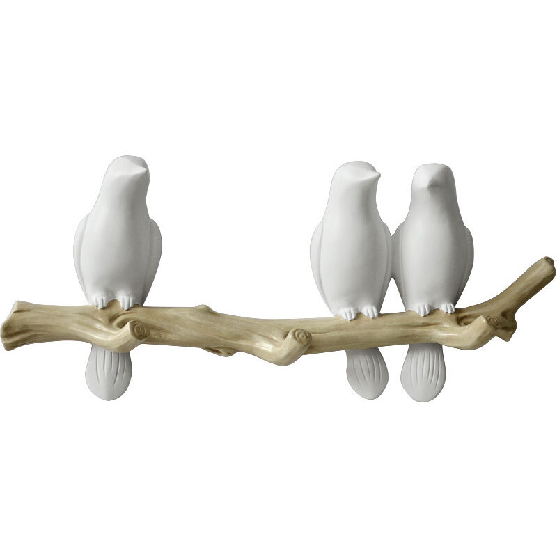 Gotrays - Patère, Patère Ornamental-3 oiseaux