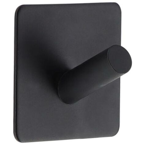 Patere simple metal peint 3m- noir - Tendance