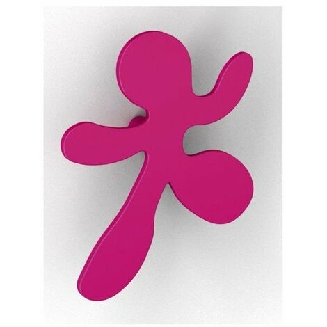 Patere Splash Noir Acier 85x98mm