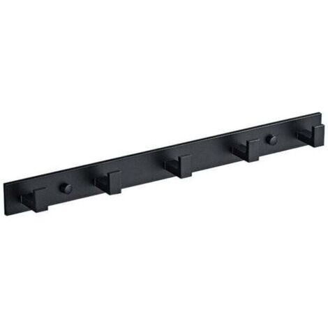Patères, Barre avec 4/5/6 crochets acier inoxydable, Porte-manteau mural, XU,multi-usages pour salles de bains, Cuisines, Couloirs et chambres à l'intérieur/extérieur, (5 XU,rochet KZ -