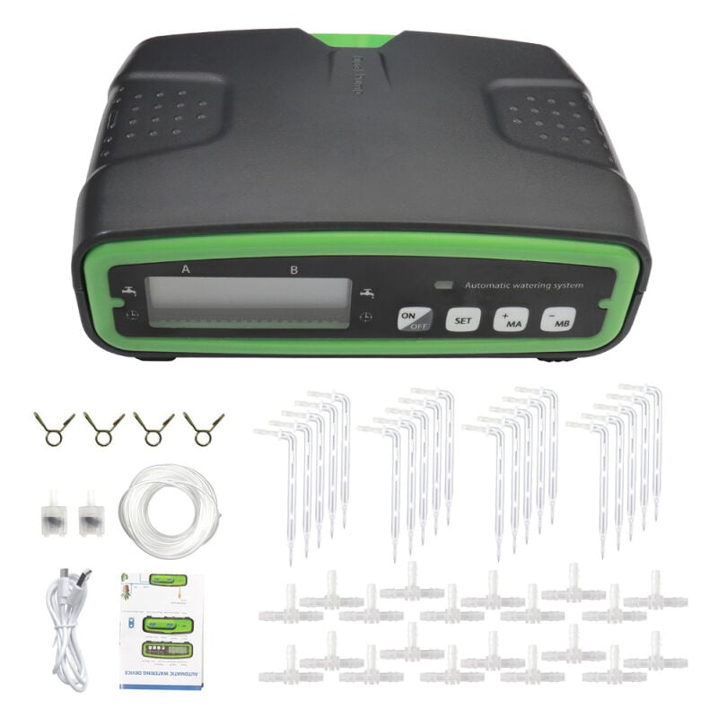 Simplicity - Dispositif d'arrosage automatique intelligent, double pompe, arroseur temporisé, système d'irrigation goutte à goutte pour jardin et