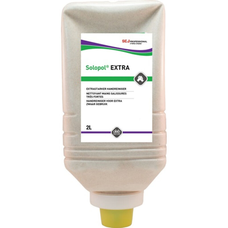 Nettoyant mains Solopol extra 2l avec aloe vera, sans solvants - 35577 - Stoko