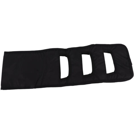 Patient Transfer Sling Gait Belt Padded Breathable Patient Lift Transferring Belt Mobility Aids for Elderly Disabled Black