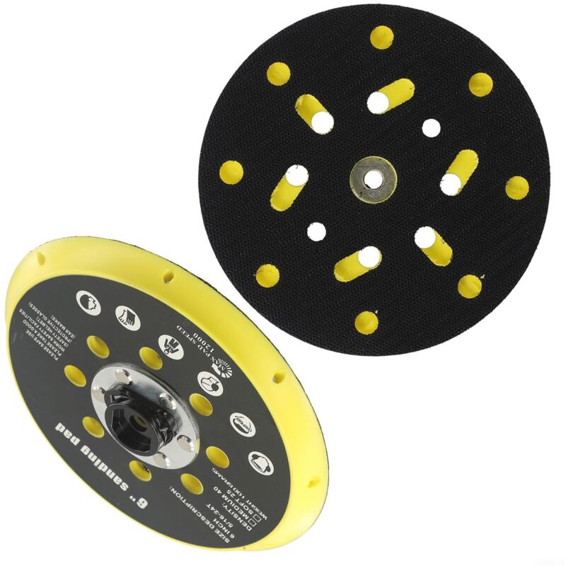 Patin arrière de ponceuse de 15,2 cm, 17 trous, compatible avec RO1, pour BO6030 BO6040
