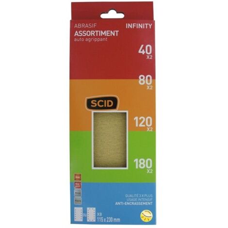 Patin Auto-agrippant 115 X 230 Mm  40 X 2 / 80 X 2 / 120 X 2 / 180 X 2 8