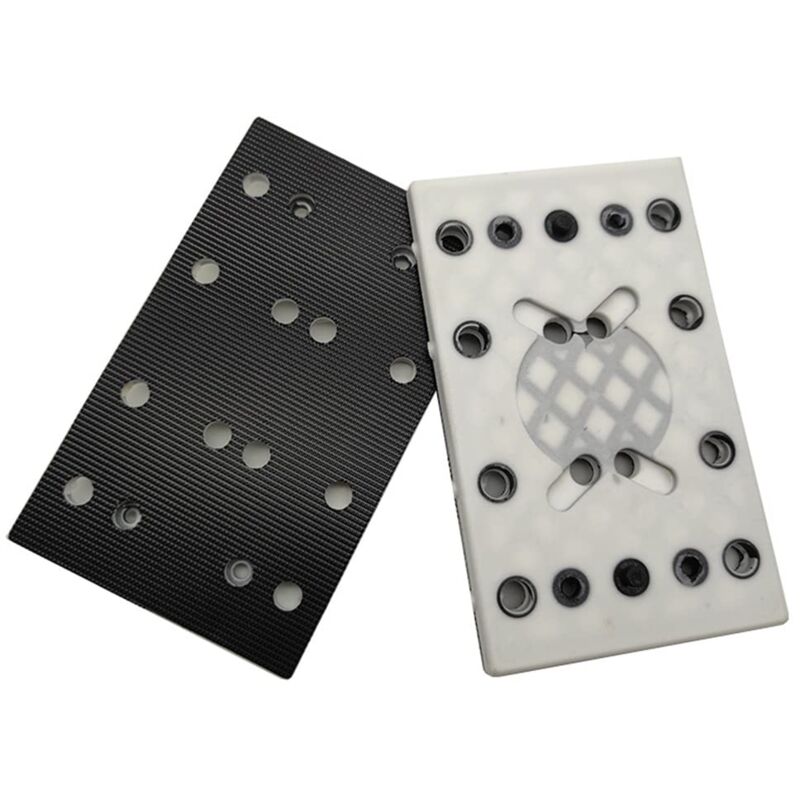 Patin de ponçage 130 x 80 mm, 12 trous et plaque de rechange pour RTS 400 REQ