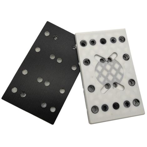 Patin de ponçage 130 x 80 mm, 12 trous et plaque de rechange pour RTS 400 REQ