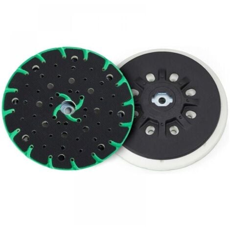 LAFOMUKEA Patin de ponçage 150 mm avec aspiration de poussière – Filetage M8 49 trous – Patin de ponçage de rechange Festool, compatible avec les ponceuses orbitales aléatoires 150 mm Bosch