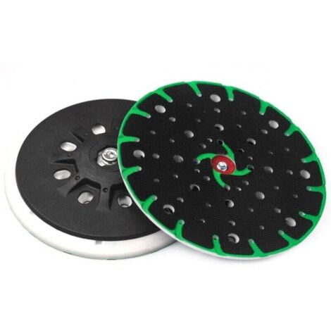 Patin de ponçage 150 mm, filetage de raccordement M8 - 49 trous avec vis avec fonction dépoussiérage, compatible avec ponceuse excentrique Festool Rotex RO, ETS 150, ETS EC 150