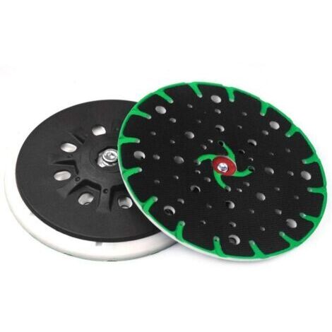 Patin de ponçage 150 mm, filetage de raccordement M8 - 49 trous avec vis avec fonction dépoussiérage, compatible avec ponceuse excentrique Festool Rotex RO, ETS 150, ETS EC 150