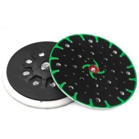 Patin de ponçage 150 mm, filetage de raccordement M8 - 49 trous avec vis avec fonction dépoussiérage, compatible avec ponceuse excentrique Festool Rotex RO, ETS 150, ETS EC 150