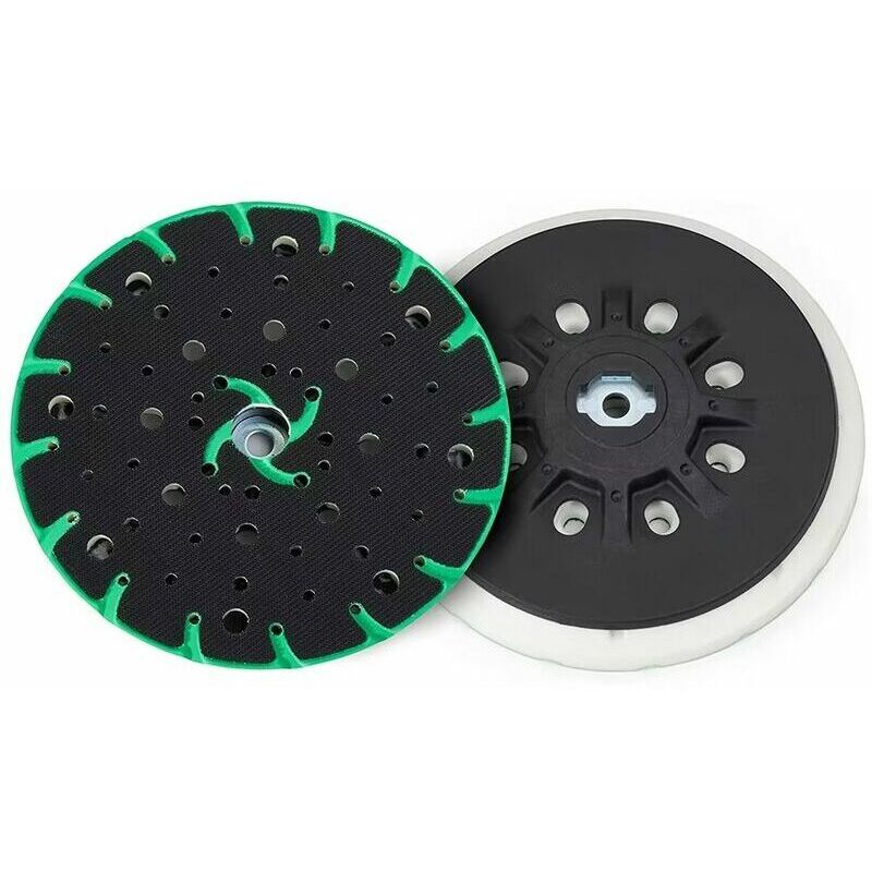 Patin de ponçage de 150 mm avec aspiration de poussière, filetage de raccordement M8, remplacement des patins de ponçage Festool, compatible avec les