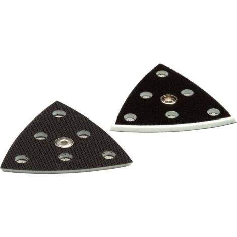 Sachet de 2 plateaux de ponçage mou FESTOOL - Pour ponceuse triangulaire DX93/RO90 - 488715