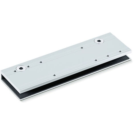 Patin de porte en verre TS 3000 V argenté GEZE