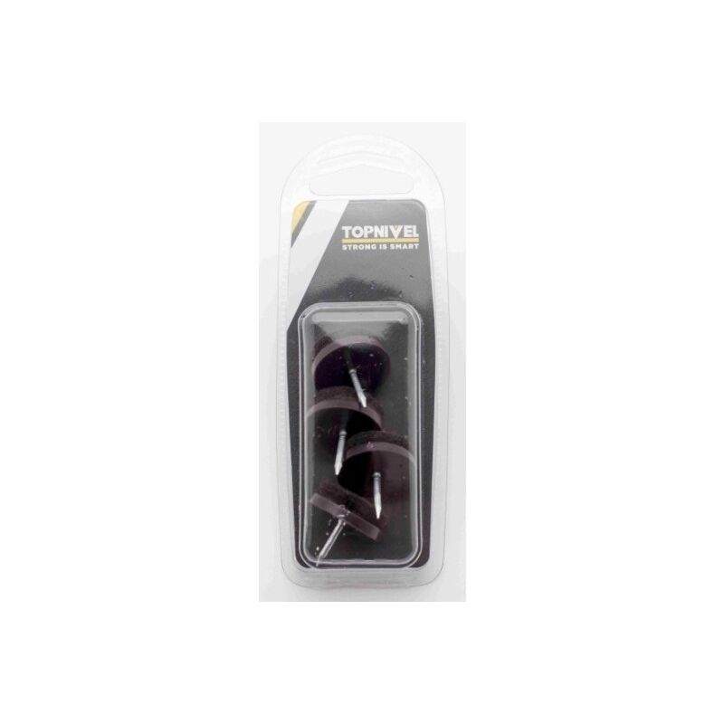 

Patin Deslizador Muebles 25Mm Fieltro Marron 4 Pz - Nivel