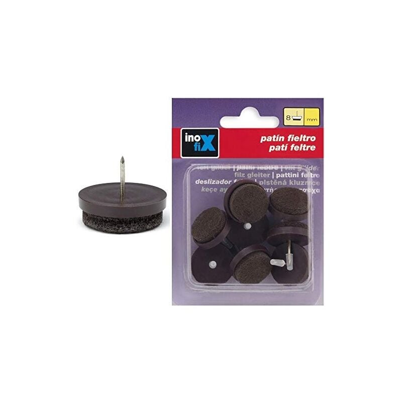 Inofix - M47650-PATINS pour pieds MEUBLE-3147-MARRON