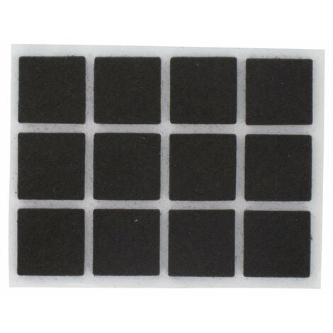 Metafranc WU0645436 Patin en feutre carré, autocollant blanc (L x l) 200 mm  x 100 mm 1 set - Conrad Electronic France