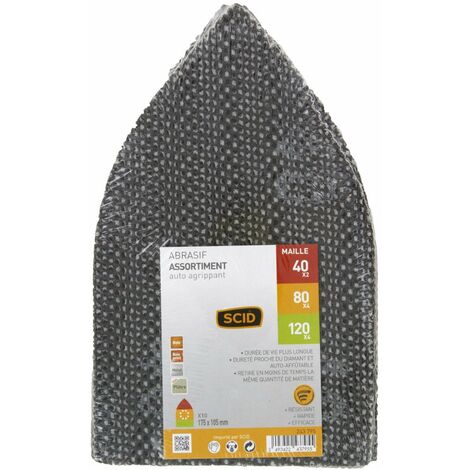 Patin Iron Auto-agrippant 175 X 105 Mm  40 X 2 / 80 X 4 / 120 X 4 10