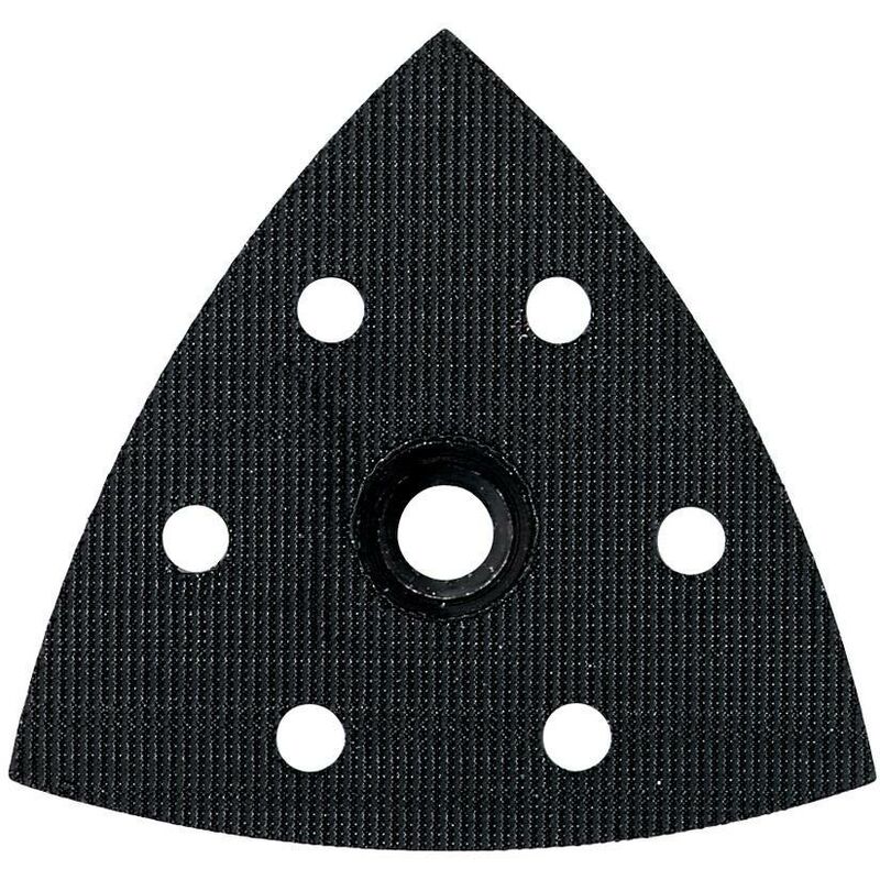Patin perforé pour ponceuse à patin triangulaire à bande auto agrippante 624992000 Metabo