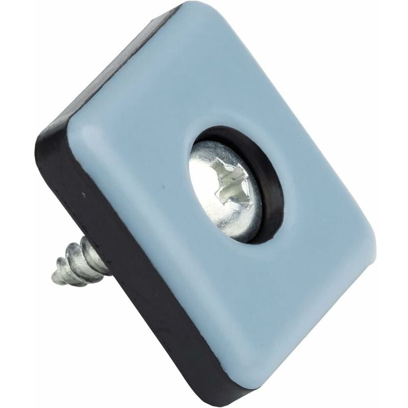 Patin pour meuble Patins De Meubles En Téflon Avec Vis 20 Pièces Quadrangulaire 40 X 40 Mm Protecteur De Sol Planeur Ptfe Planeur Teflon