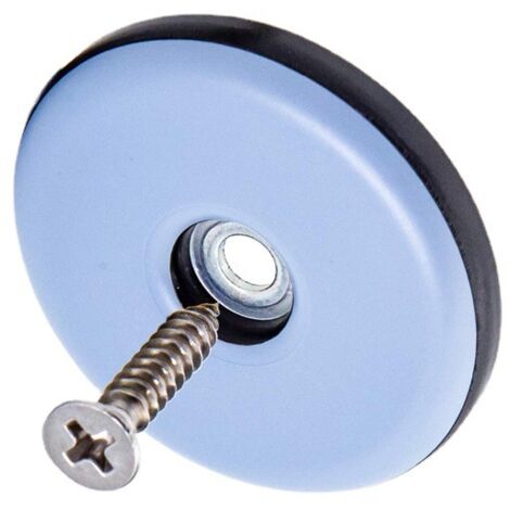 Patin pour meuble Patins De Meubles En Téflon Avec Vis 20 Pièces Rond Ø 30 mm, Repose- Pieds de Meubles antidérapants et Silencieux