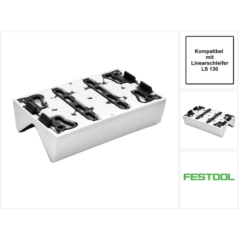SSH-STF-LS130-R6KV Patin profilé rayon - Rayon R6 concave pour ponceuse linéaire ls 130 (490163) - Festool